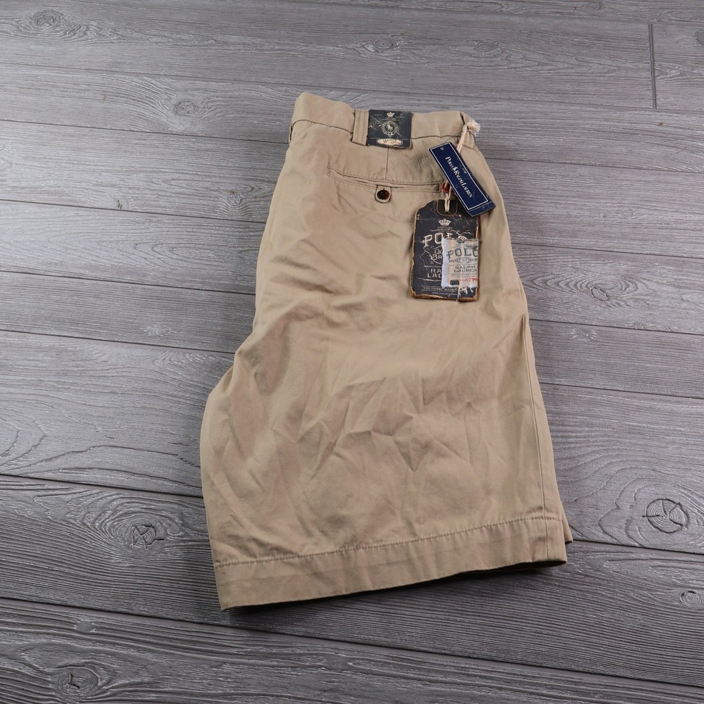 NEW Polo Ralph Lauren Classic Fit Flat Front Chino Short Heavy Men's Size 36 NWT